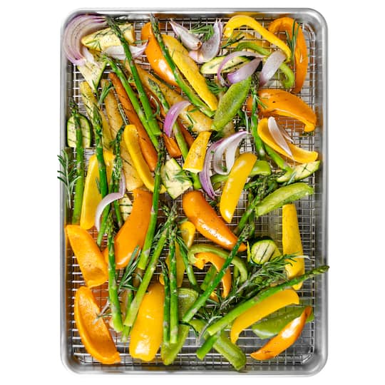 6 Pack: Fat Daddio's® ProSeries Bakeware Half Sheet Baking, Roasting & Cooling Rack